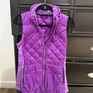 Lululemon Athletica Purple Quilted Puffer Vest